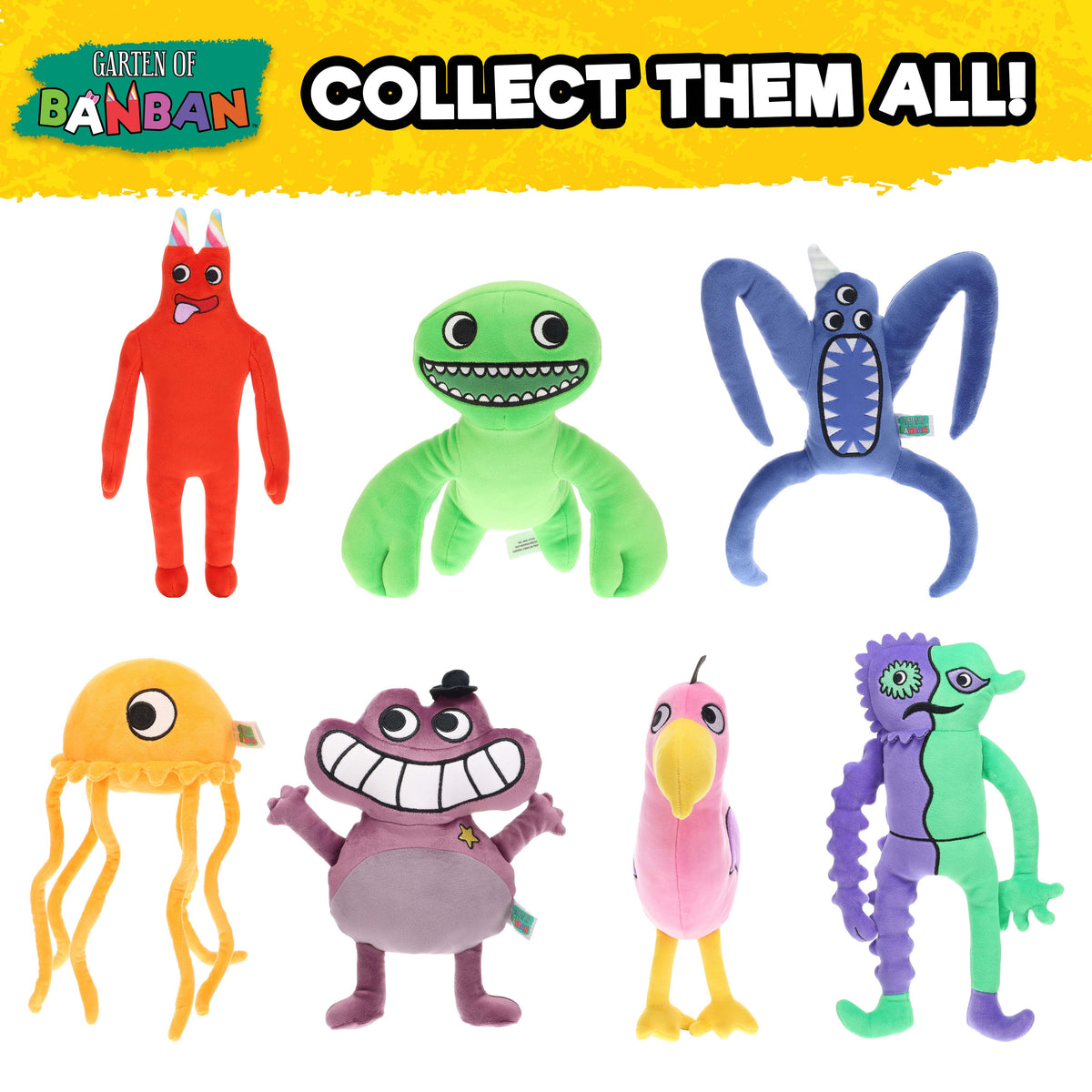 GARTEN OF BANBAN - Collectible Plush 3-Pack (Three 10" Plushies, Series 1)