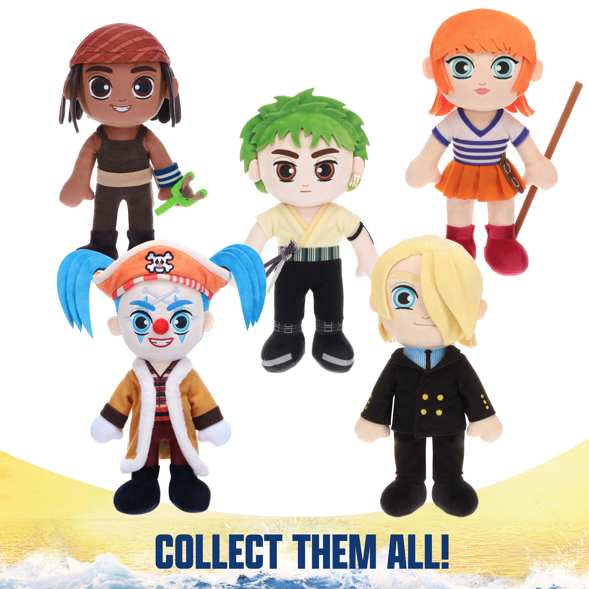 ONE PIECE - Buggy Deluxe Plush (11" Tall, Series 1)